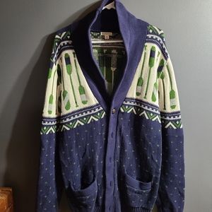 Summertime cabin cardigan sweater.